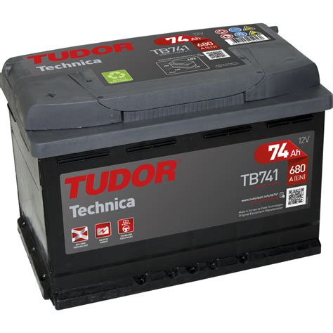 Tudor TB741. Batteria dell'auto Tudor 74Ah 12V 